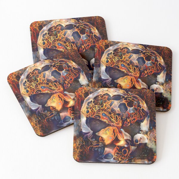 Item preview, Skull on Fire 0204 designed and sold by DiscoGypsyFish.