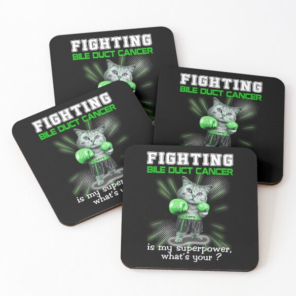 Item preview, Funny Cat Fighting Bile Duct Cancer Is My Superpower What's Your designed and sold by Kohend.