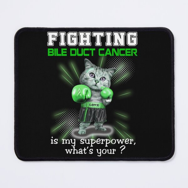 Item preview, Funny Cat Fighting Bile Duct Cancer Is My Superpower What's Your designed and sold by Kohend.