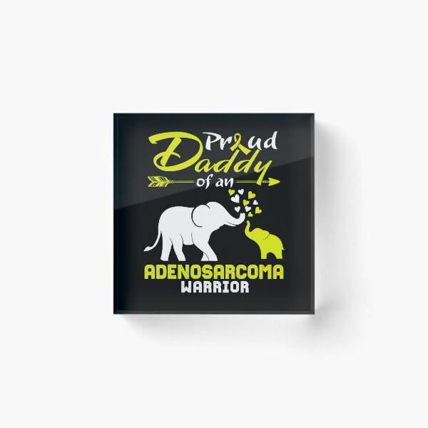 Item preview, Proud Daddy Of An Adenosarcoma Warrior designed and sold by Hatjar.