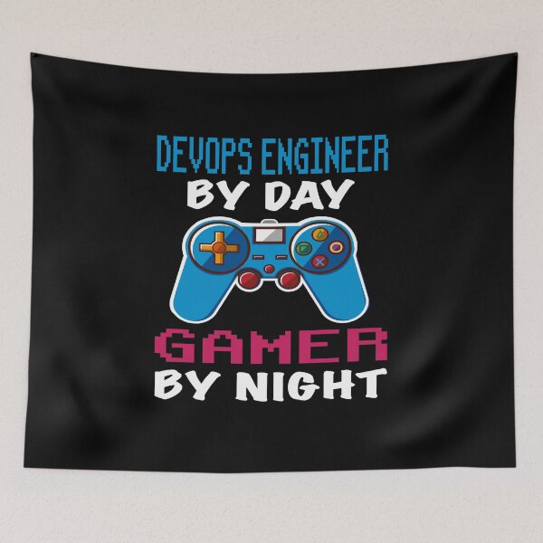 Item preview, Devops engineer By Day Gamer By Night shirt, Funny Devops engineer Gamer Birthday Gift, Devops engineer Dad Husband Boyfriend Video games Lovers Christmas Gift  designed and sold by xlnv.