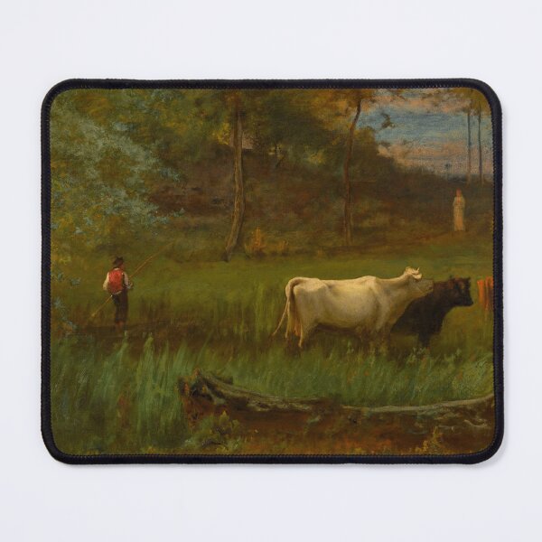 Item preview, A Pastoral | George Inness | 1885 Cow Art designed and sold by CJET.