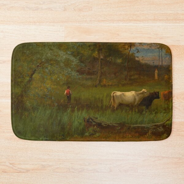 Item preview, A Pastoral | George Inness | 1885 Cow Art designed and sold by CJET.
