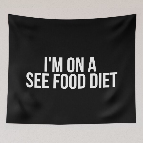 Item preview, I'm On A Seefood Diet - Funny Food Quote designed and sold by BigMovesHustler.