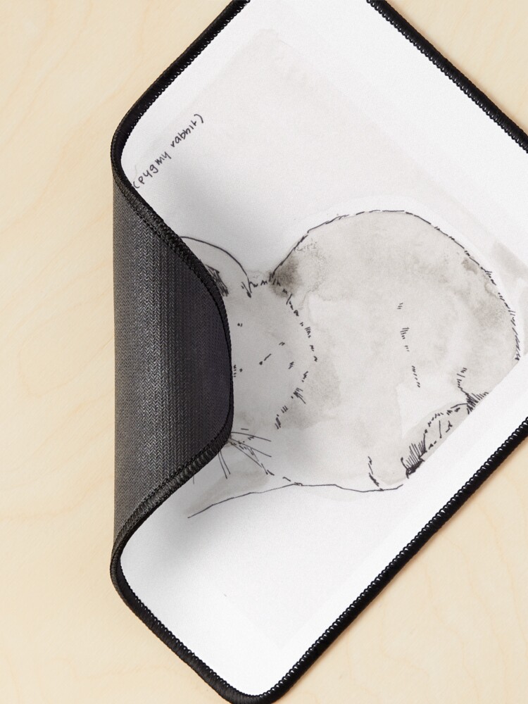 Thumbnail 2 of 5, Mouse Pad, Pygmy Rabbit (Brachylagus) designed and sold by ZXER.