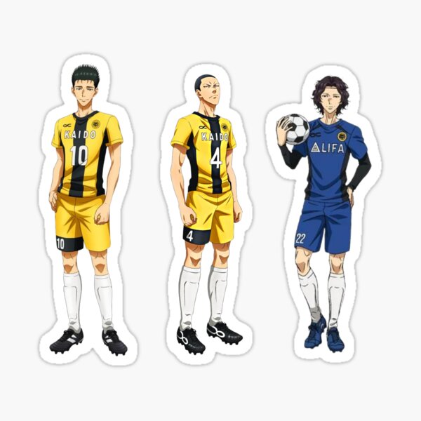 aoashi-aoi ashito // anime aoashi-AO ASHI team Sticker for Sale by  azzeddine