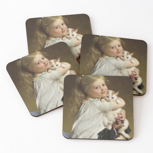 Item preview, Her Best Friend | Emile Munier | 1882 Nursery Art designed and sold by CJET.