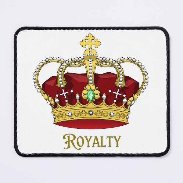 Item preview, Cute Royalty Burgundy and Golden Crown designed and sold by silviaol.