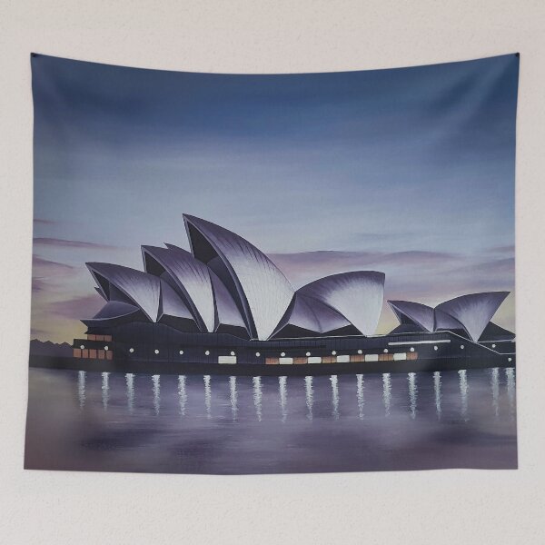 Artikelvorschau, Sydney Harbour Opera House Sonnenuntergang entworfen und verkauft von EMHaleART.
