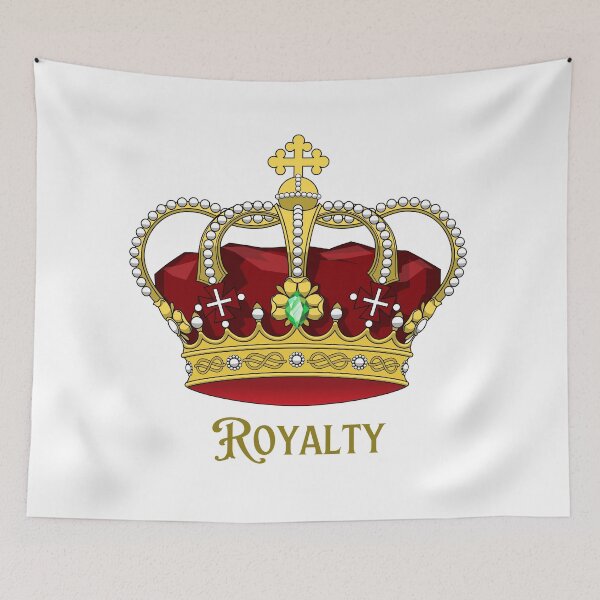Item preview, Cute Royalty Burgundy and Golden Crown  designed and sold by silviaol.