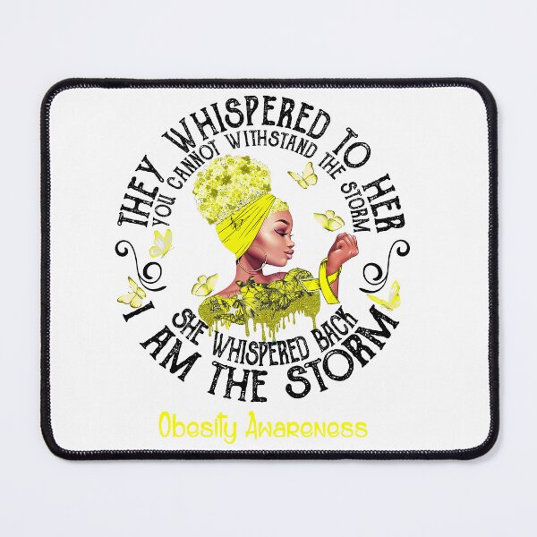 Item preview, Black Girl Fighter Strong I Am The Storm Obesity Awareness designed and sold by Mnrshirley.