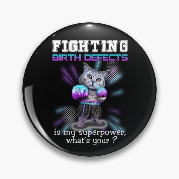 Item preview, Funny Cat Fighting Birth defects Is My Superpower What's Your designed and sold by Kohend.