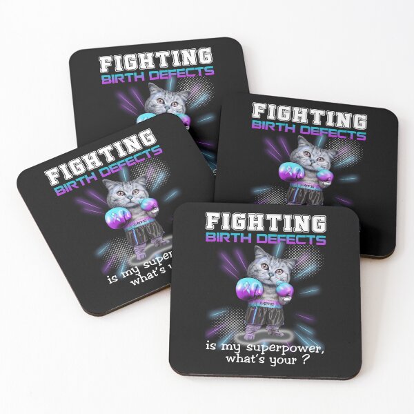 Item preview, Funny Cat Fighting Birth defects Is My Superpower What's Your designed and sold by Kohend.