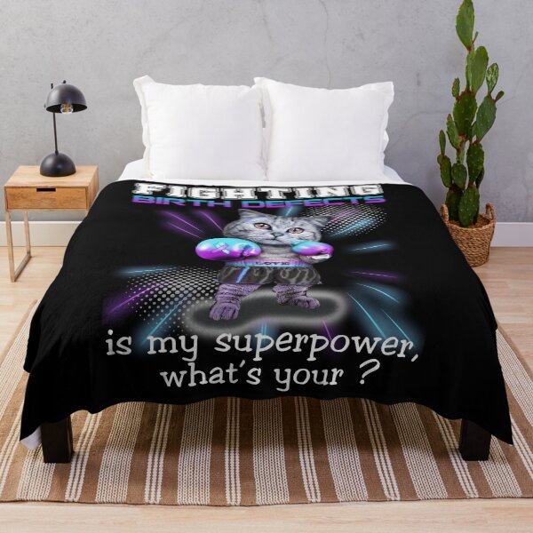 Item preview, Funny Cat Fighting Birth defects Is My Superpower What's Your designed and sold by Kohend.