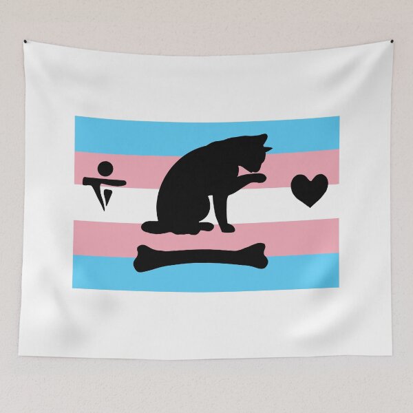 Item preview, Pirate pride flag transgender Bonnet designed and sold by Theoldgirl900.