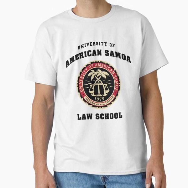 Vista previa del artículo con la obra «BCS - Facultad de Derecho de la Universidad de Samoa Americana», diseñado y vendido por KyrosCloset.