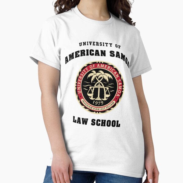 Vista previa del artículo con la obra «BCS - Facultad de Derecho de la Universidad de Samoa Americana», diseñado y vendido por KyrosCloset.