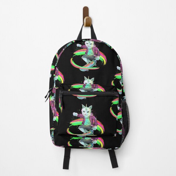 Item preview, Rainbow Cat Unicorn Skateboarding designed and sold by BlackSheepEllis.