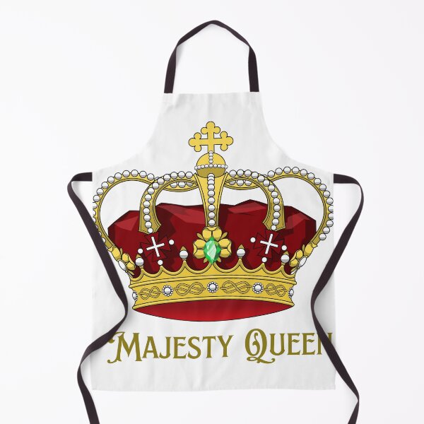 Item preview, Majesty Queen Funny Royalty Burgundy and Golden Crown designed and sold by silviaol.