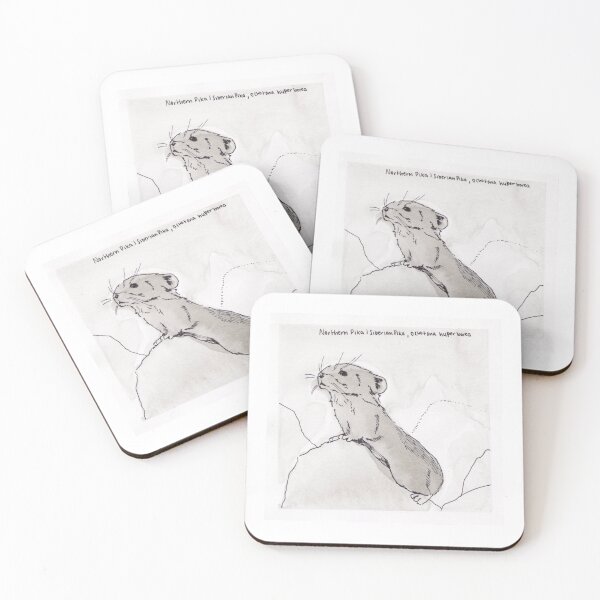 Item preview, Northern/Siberian Pika (Ochotona hyperborea) designed and sold by Z Roesler.