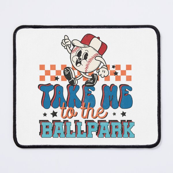 Item preview, Take me to the ballpark,  Vintage Retro Vibes, Baseball Lover, Baseball Game, Baseball Mama designed and sold by andieartco.