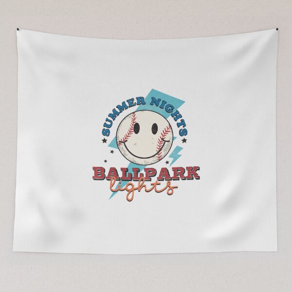 Item preview, Summer Nights Ball Park Lights, Vintage Retro Vibes, Baseball Lover, Baseball Game designed and sold by andieartco.