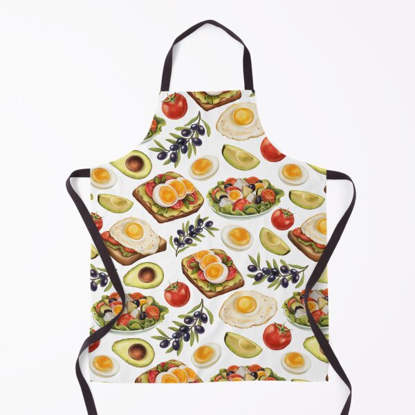 Item preview, Healthy Food - Vegetables and Eggs Seamless Pattern designed and sold by silviaol.