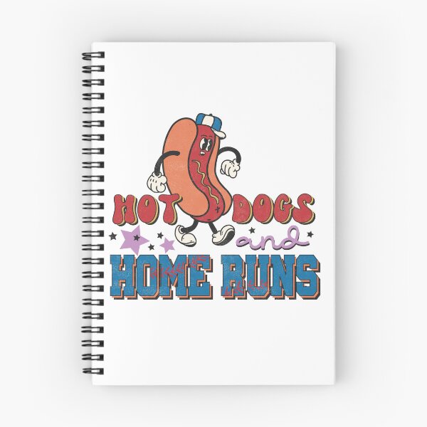 Item preview, Hot Dogs and Home Runs Game Day Concessions Vintage Retro Vibes, Baseball Lover, Baseball Game designed and sold by andieartco.