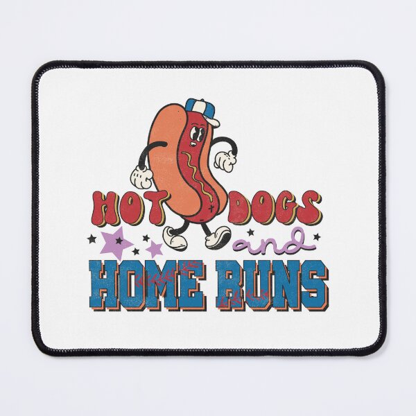 Item preview, Hot Dogs and Home Runs Game Day Concessions Vintage Retro Vibes, Baseball Lover, Baseball Game designed and sold by andieartco.