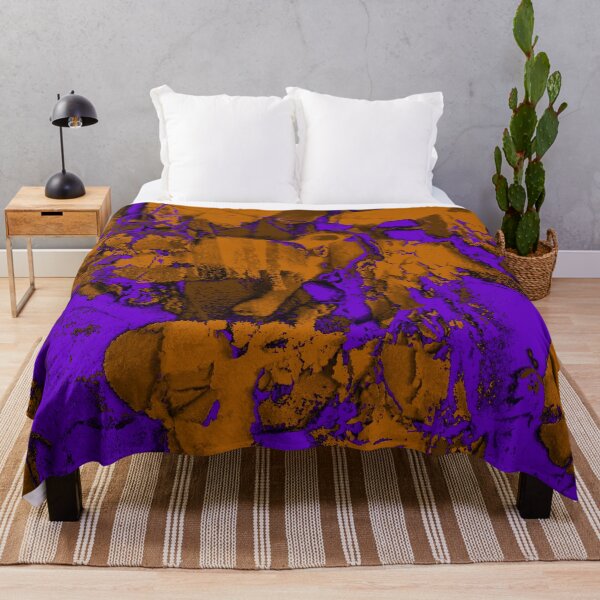 Item preview, Patrón violeta amarillo moderno brillante - arte abstracto designed and sold by fowons.