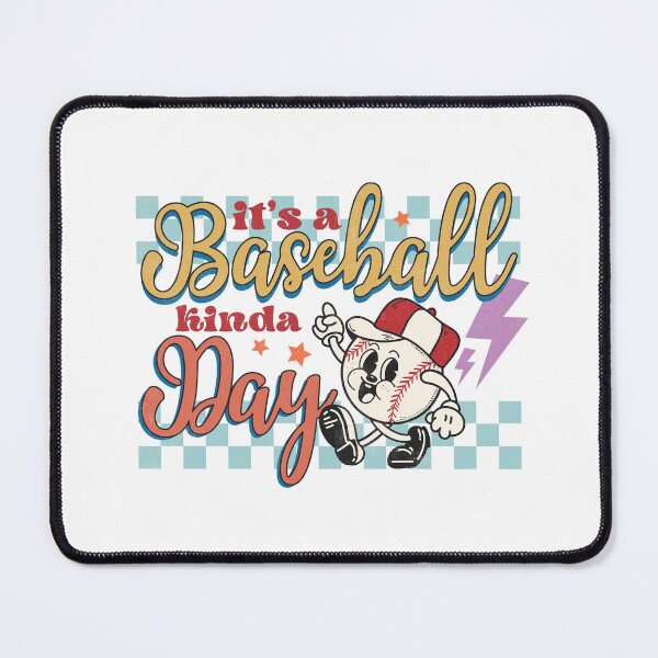 Item preview, It's A Baseball Kinda Day, Vintage Retro Vibes, Baseball Lover, Baseball Game designed and sold by andieartco.