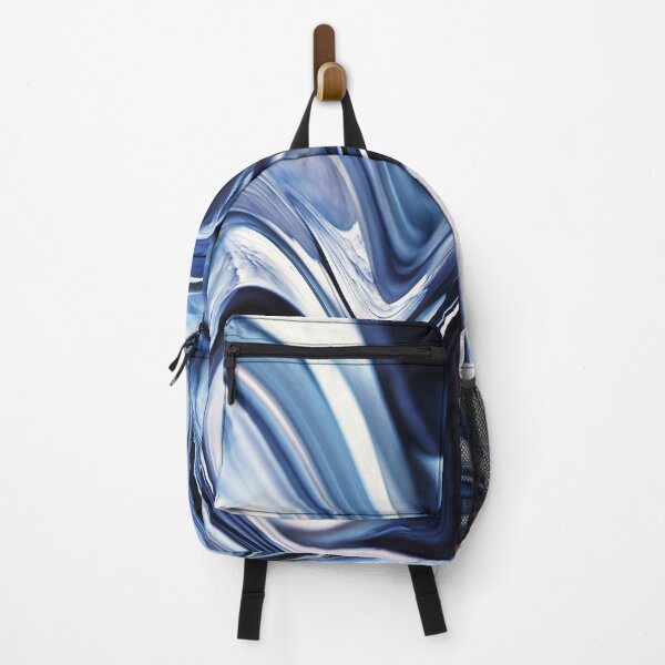 Item preview, Blue color Liquid Swirl abstract painting  designed and sold by Trendykit.