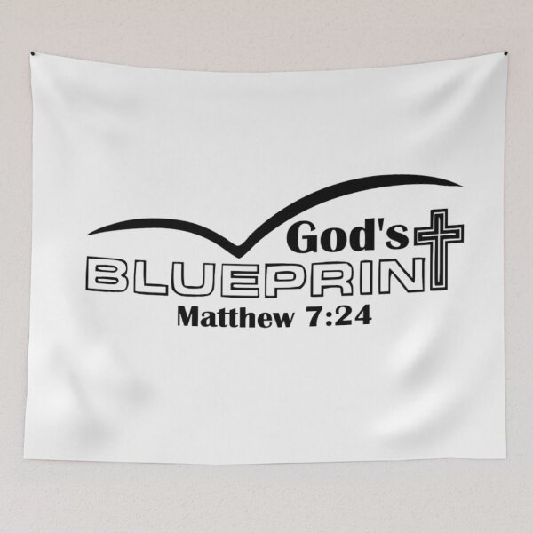Item preview, God’s Blueprint (Matthew 7:24) designed and sold by BLYFTD.