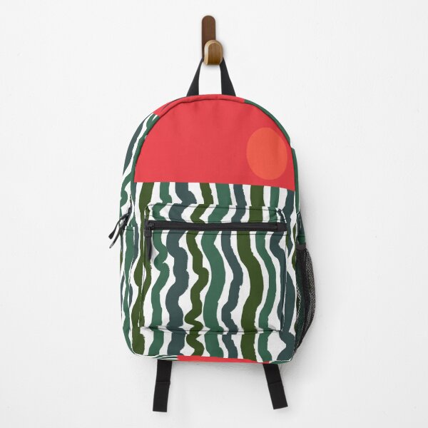 Item preview, Green and White Vertical Striped Pattern designed and sold by Deutschic.