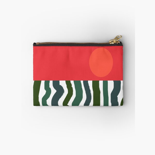 Item preview, Green and White Vertical Striped Pattern designed and sold by Deutschic.
