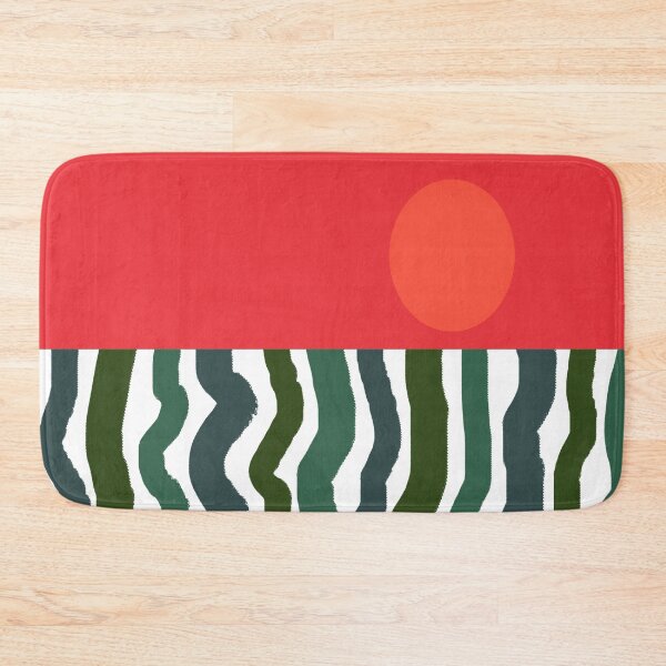 Item preview, Green and White Vertical Striped Pattern designed and sold by Deutschic.
