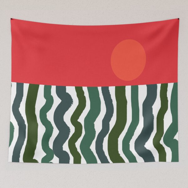 Item preview, Green and White Vertical Striped Pattern designed and sold by Deutschic.