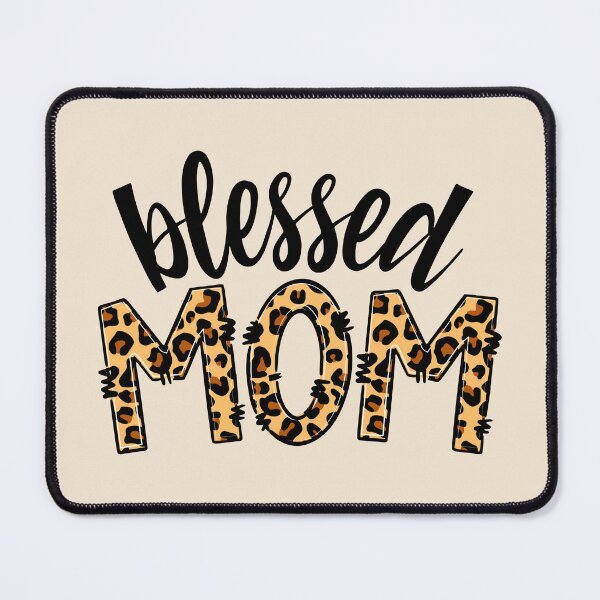 Item preview, Blessed Mom Leopard Print designed and sold by ChelleCreate.
