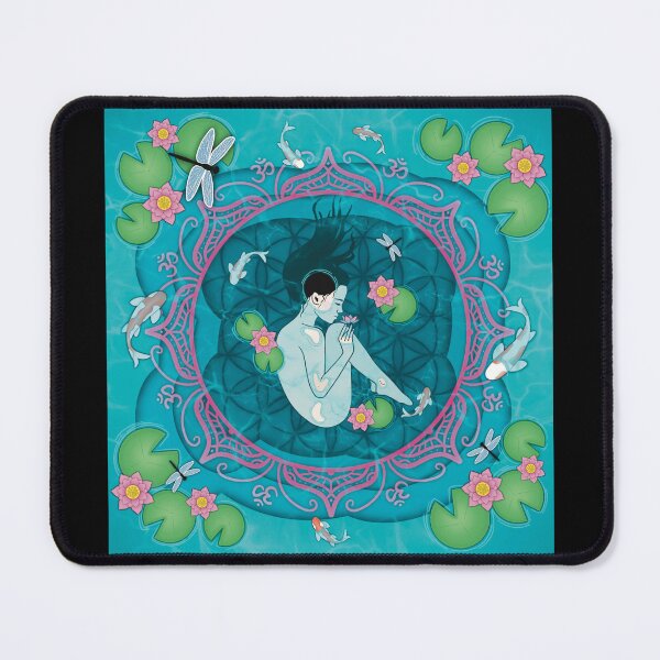 Item preview, Girl in Lotus Pond designed and sold by MJ Koldewyn.