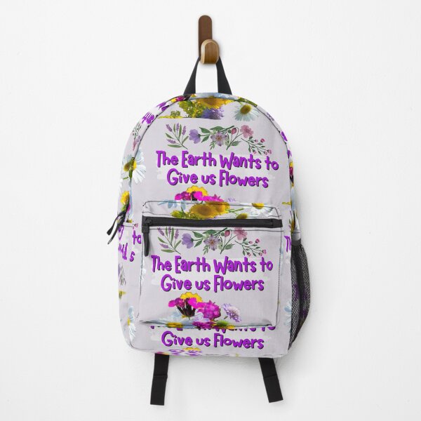 Item preview, The Earth Wants To Give Us Flowers Colorful Design designed and sold by EarthArtDesigns.