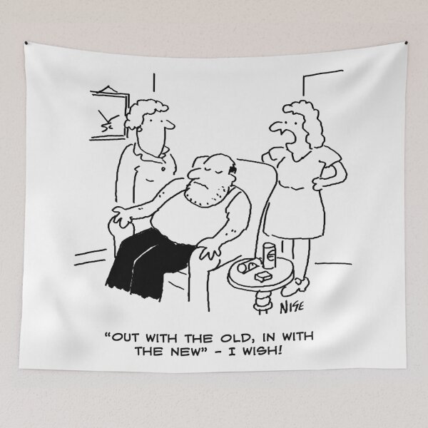 Item preview, Out with the Old, In with the New designed and sold by NigelSutherland.