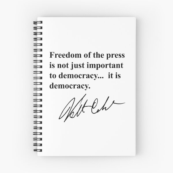 Item preview, Freedom of the press is not just important to democracy, it is democracy. designed and sold by Thelittlelord.