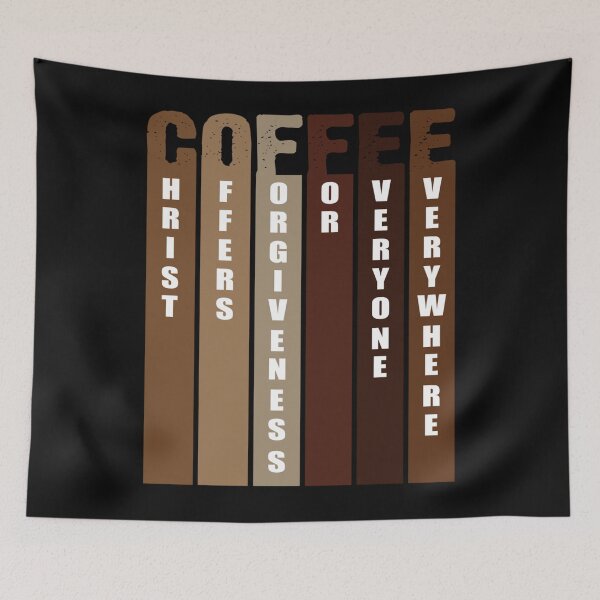 Item preview, Christ Offers Forgiveness For Everyone Everywhere Coffee Pun designed and sold by KuylerKnight.