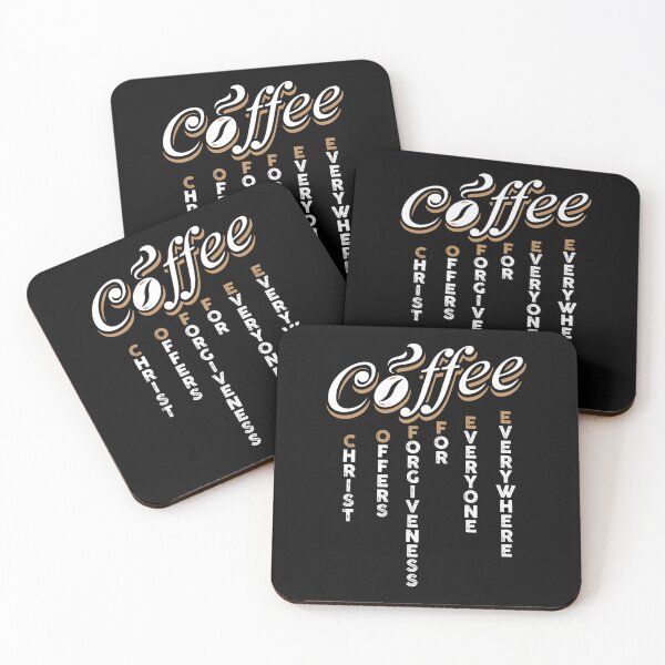 Item preview, Christ Offers Forgiveness For Everyone Everywhere Coffee Pun designed and sold by KuylerKnight.