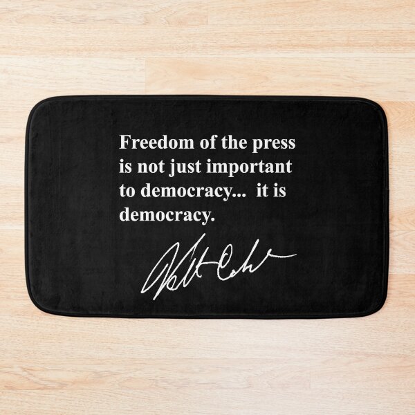 Item preview, Freedom of the press is not just important to democracy, it is democracy. 2 designed and sold by Thelittlelord.