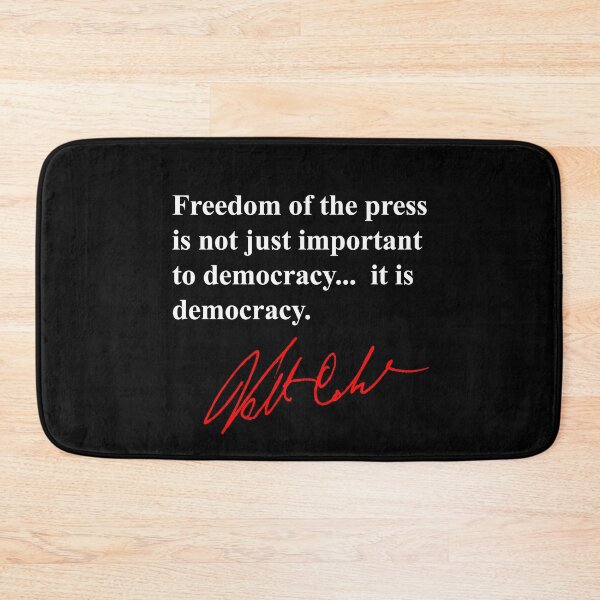 Item preview, Freedom of the press is not just important to democracy, it is democracy. 3 designed and sold by Thelittlelord.