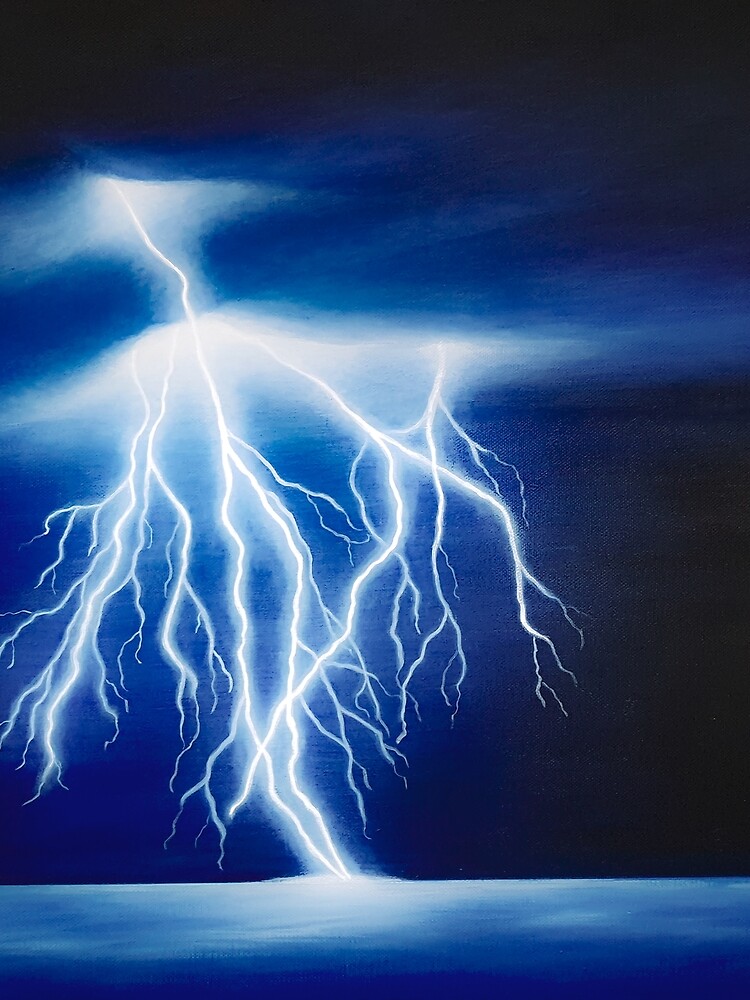 Pañuelo for Sale con la obra «Tormenta electrica» de EMHaleART