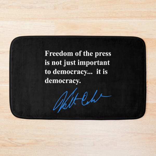 Item preview, Freedom of the press is not just important to democracy, it is democracy. 4 designed and sold by Thelittlelord.