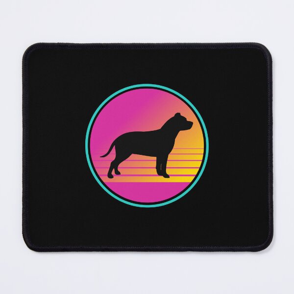 Item preview, Retro Summer Beach 80s Pit Bull Pittie Gift designed and sold by Guarddogdrive.