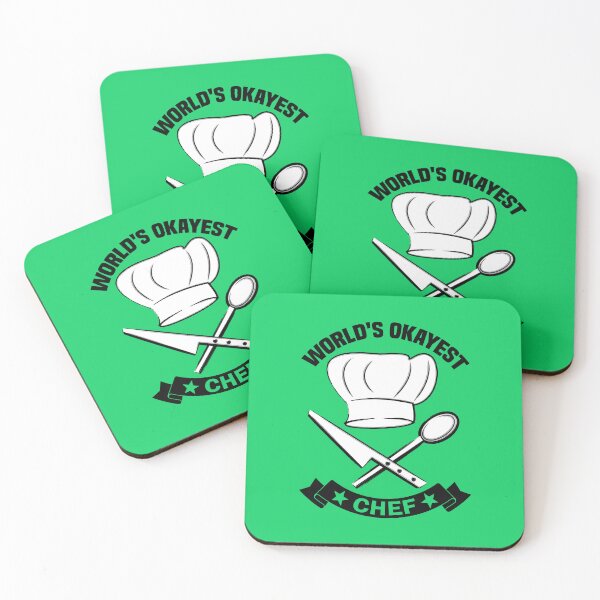 Item preview, World's Okayest Chef. Funny Chef Gift, Chef gift, Cook Gift designed and sold by DesignHouse07.